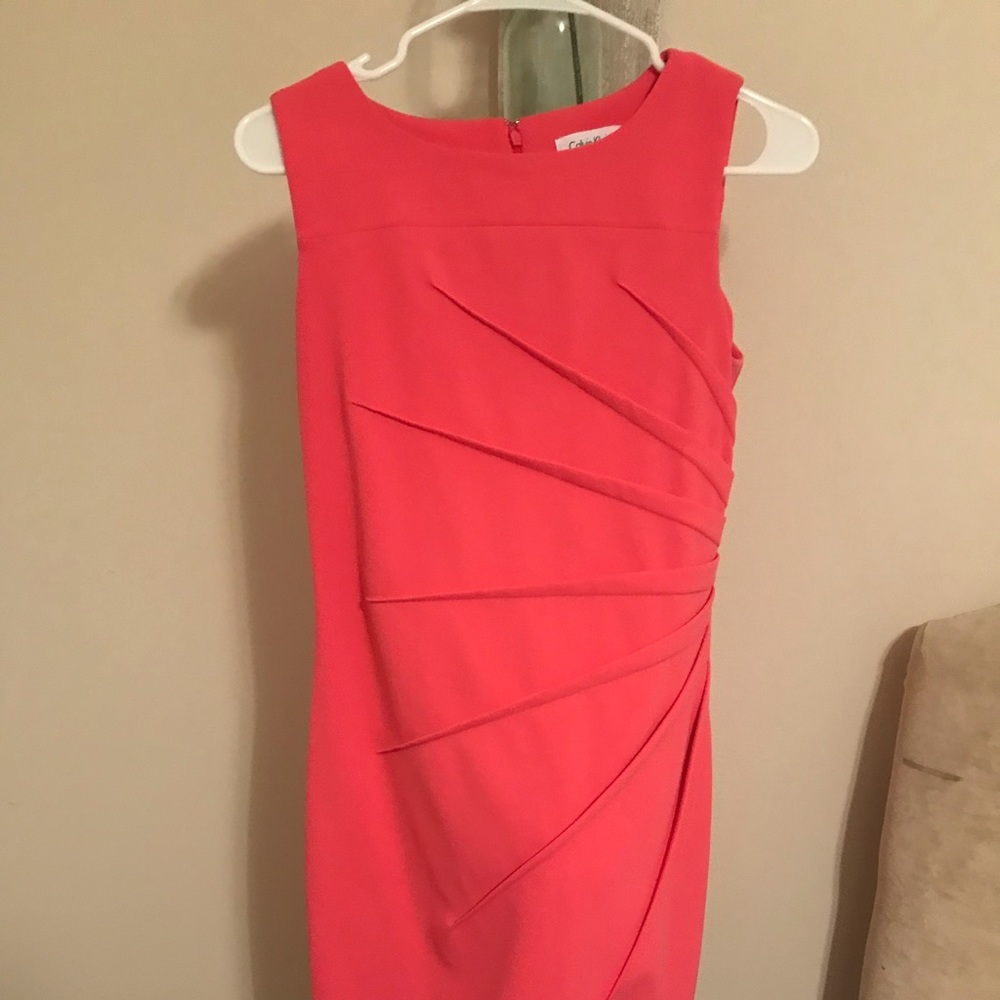 Calvin Klein Size 4 pink sleeveless dress